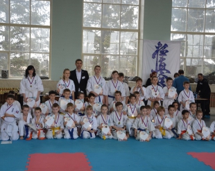 Первенство Волжского по ката и кумитэ Киокушинкай