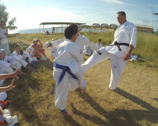 Летние учебно-тренировочные сборы 2016 "Школы Каратэ" г. Александров